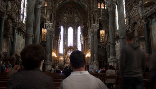 inside La Basilique Notre Dame de Fourviére